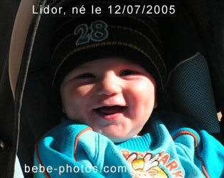 photo de bébé Lidor