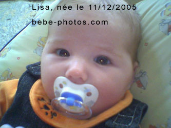 photo de bébé Lisa