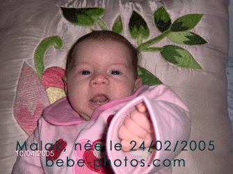 photo de bébé Malak